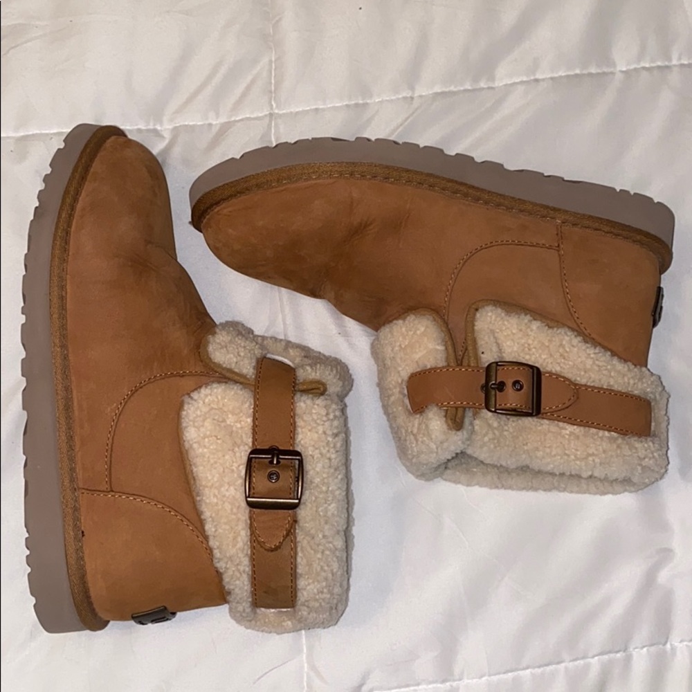 UGG short furry boots
